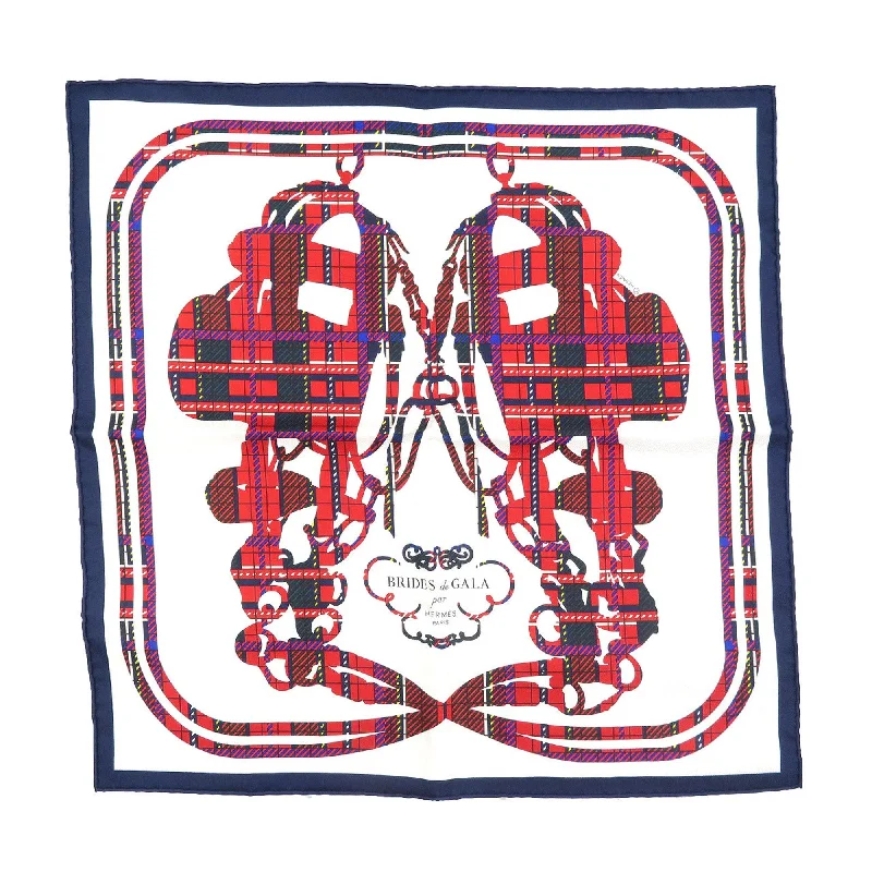 Hermes Navy  Color  Silk Scarf (Pre-Owned)