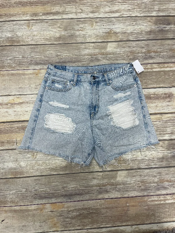 Shorts By American Eagle In Blue Denim, Size: 4