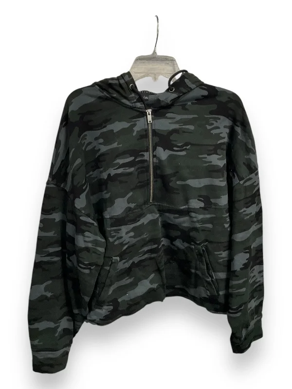 Sweatshirt Hoodie By Sanctuary In Camouflage Print, Size: L