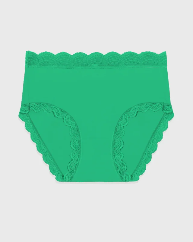 High Rise Brief - Emerald