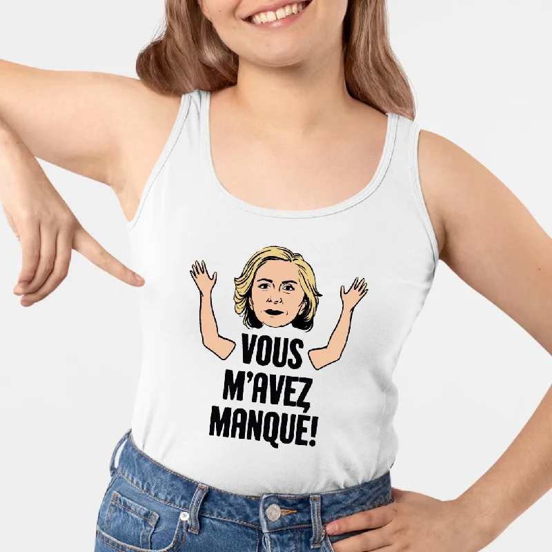 Débardeur Femme Vous m'avez manqué