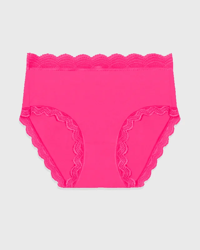 High Rise Brief - Raspberry