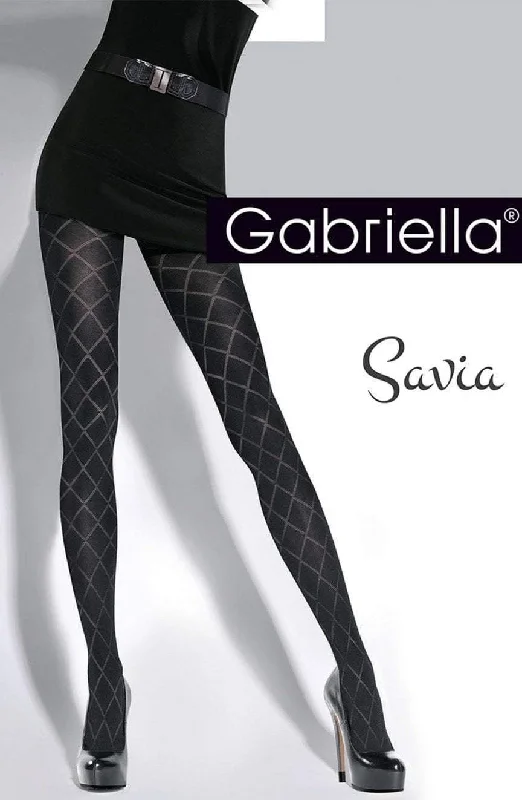 Savia Black Fashion Tights