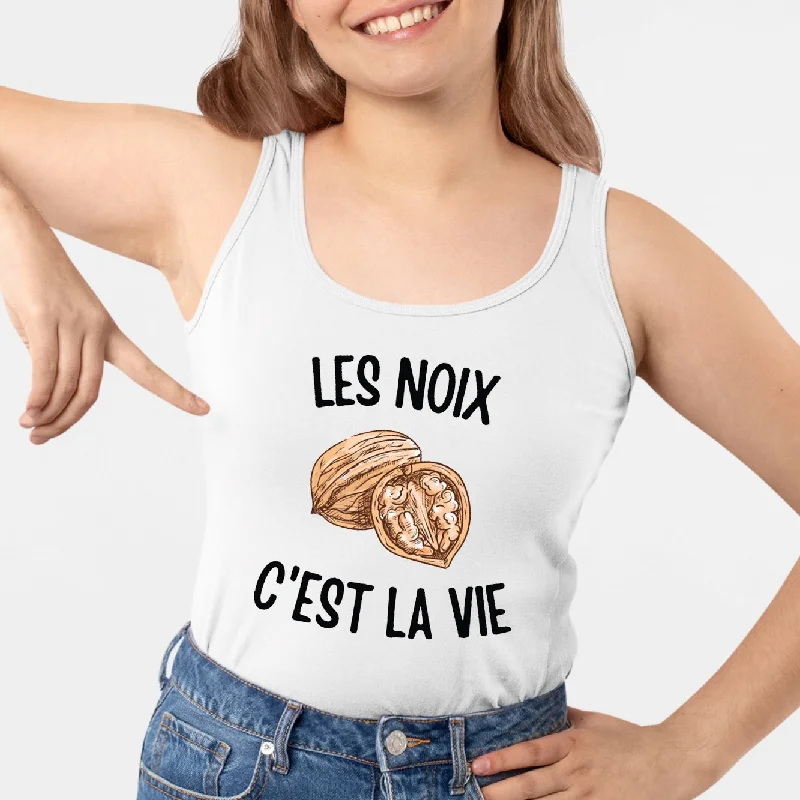 Débardeur Femme Les noix c'est la vie