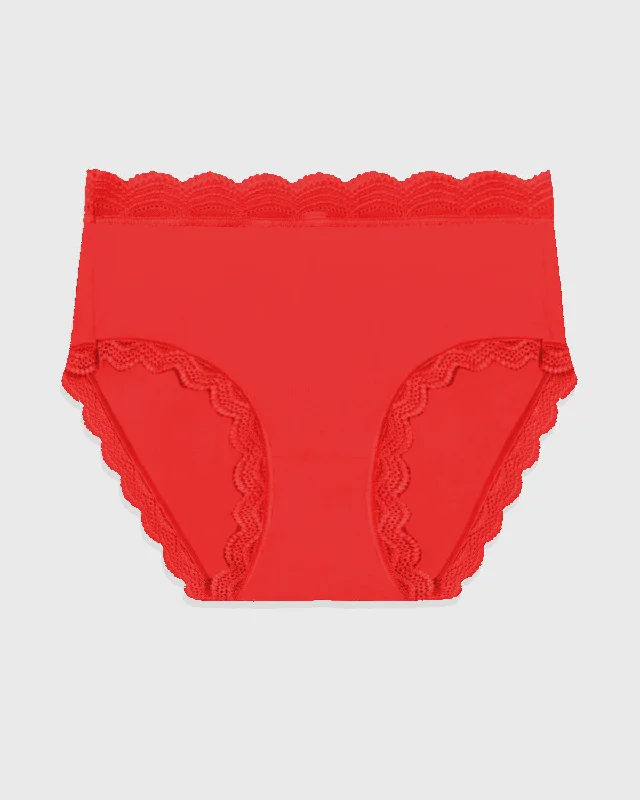 High Rise Brief - Red