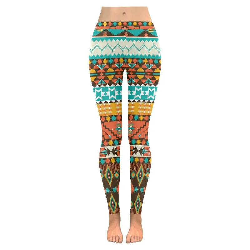 Zenzzle aztec navajo print on Low Rise Ladies outdoor Leggings(XXS-5XL)