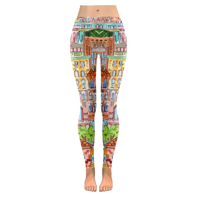 Zenzzle cute cityscape laides graphic low rise womens leggings