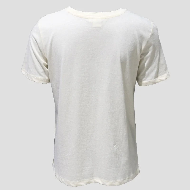 Cream Print T-Shirt