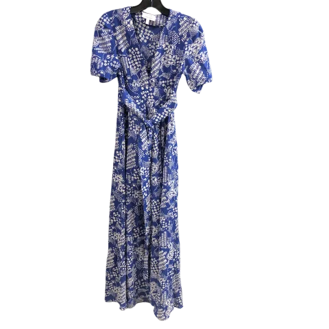 Jumpsuit By Cmc In Blue & White, Size: 0