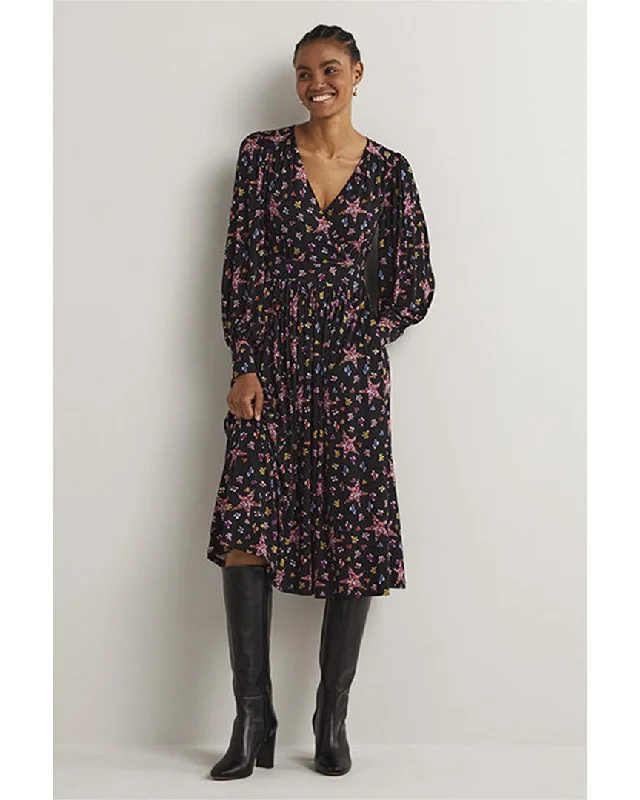 Boden Fixed Wrap Jersey Midi Dress