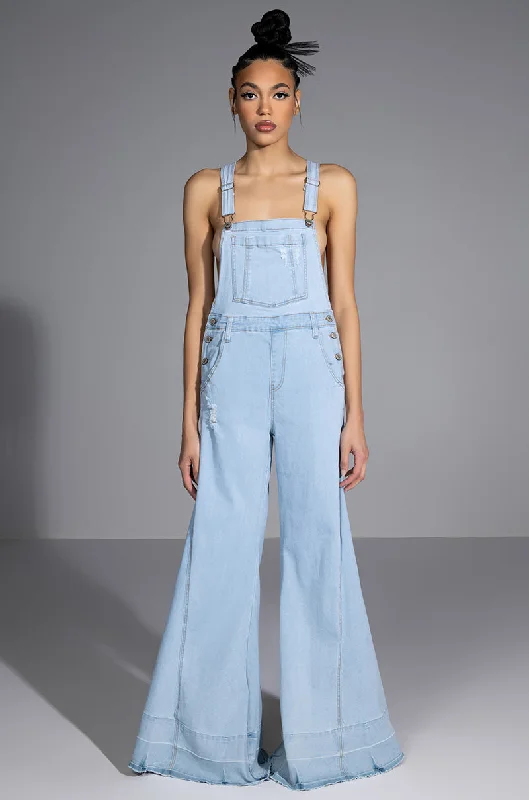 EVERYDAY WIDE LEG OVERALLS