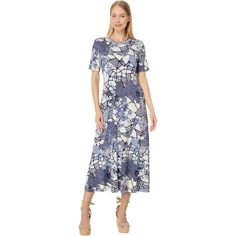 Johnny Was Women's Moonlight Glass Tee Dress Midi