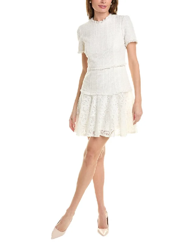 Maison Tara Boucle  Midi Dress