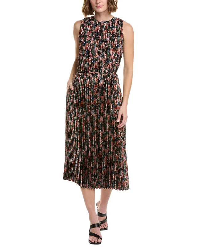 Vince Pintuck Midi Dress