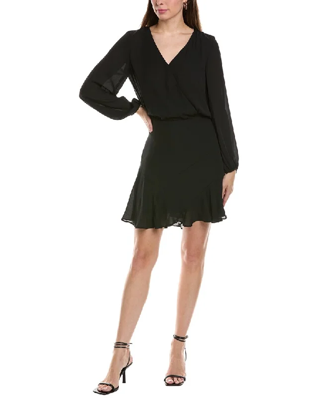 Krisa Asymmetrical Skirt Mini Dress