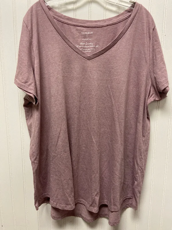 Top Short Sleeve Basic By Torrid  Size: 3x