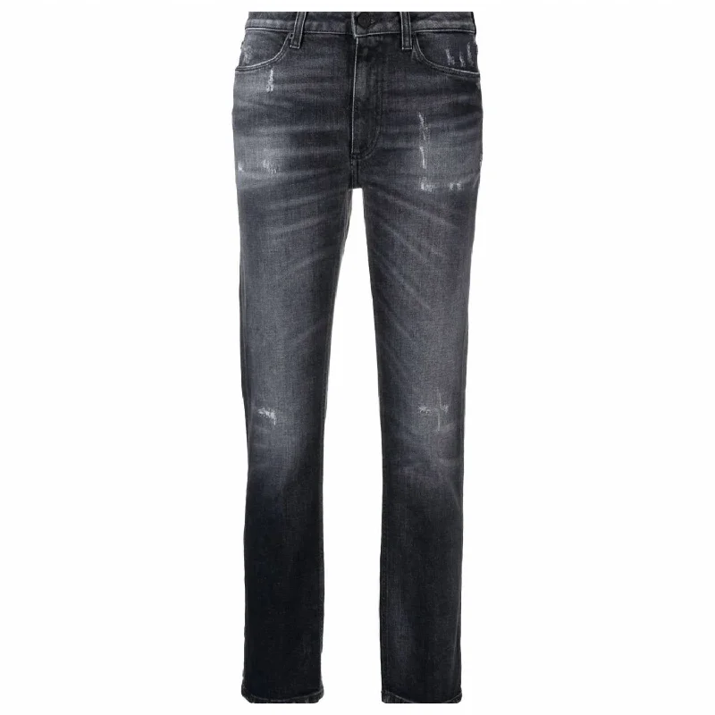 Allie Stonewashed Jean In Washed Black