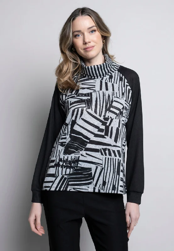 Raglan Sleeve Printed Top