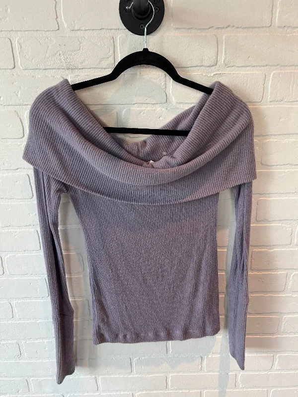 Top Long Sleeve By We The Free In Purple, Size: S