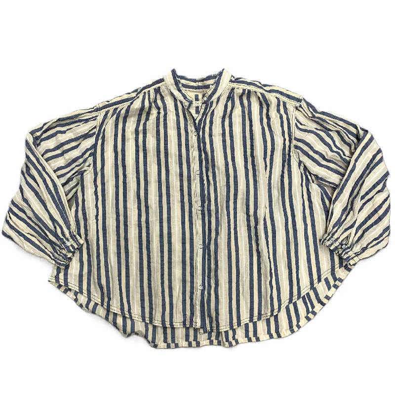 Top Long Sleeve By We The Free In Striped Pattern, Size: S