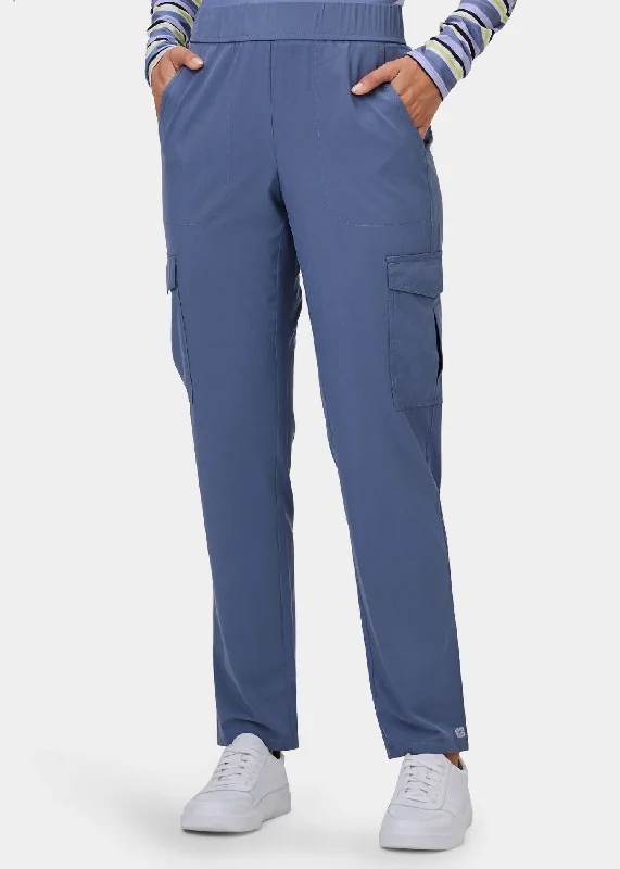 Active Tech Stretch Cargo Pants In Slate