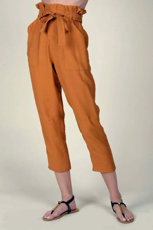 Cargo Pant In Pumpkin