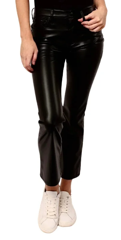 Jeanne High Rise Pants In Black