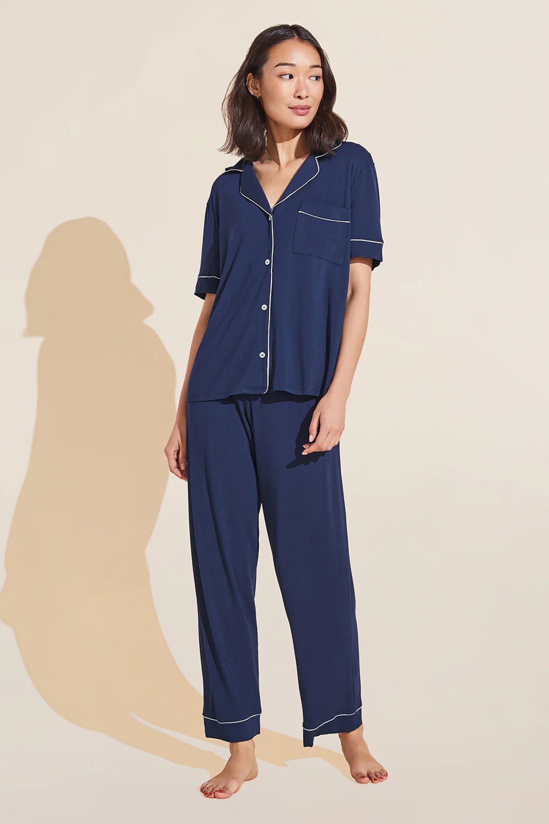 EBERJEY~ 2 pc Gisele short sleeve and  long pant